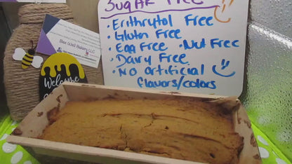 Sugar Free, Pumpkin Bread, Gluten Free, Egg Free, Dairy Free, Vegan, Nut Free, Fall Brunch, Thanksgiving, Erythritol Free, Low Calorie, Diet