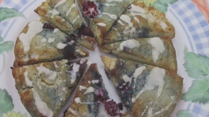 Keto, Blueberry Lemon Scone, Vegan, Gluten Free, Egg Free, Dairy Free, Cyclical Keto, Brunch, Diet, Vegan, Valentine's day, Low Carb, Diet