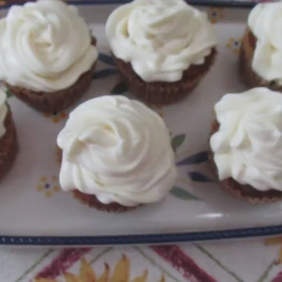 Keto Cupcakes, Carrot Cake, Gluten Free, Sugar Free, Cream Cheese Frosting, Birthday Cake, Low Carb, Clean Keto, Dessert, Fitness, Pecans
