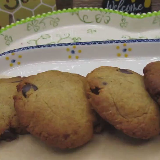 Gluten Free Protein Chocolate Chip Cookies, Sugar Free, Dairy Free, Vegan, Coconut Free, Fitness Snack, Office friendly, School Safe, July 4