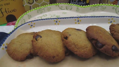 Gluten Free Protein Chocolate Chip Cookies, Sugar Free, Dairy Free, Vegan, Coconut Free, Fitness Snack, Office friendly, School Safe, July 4