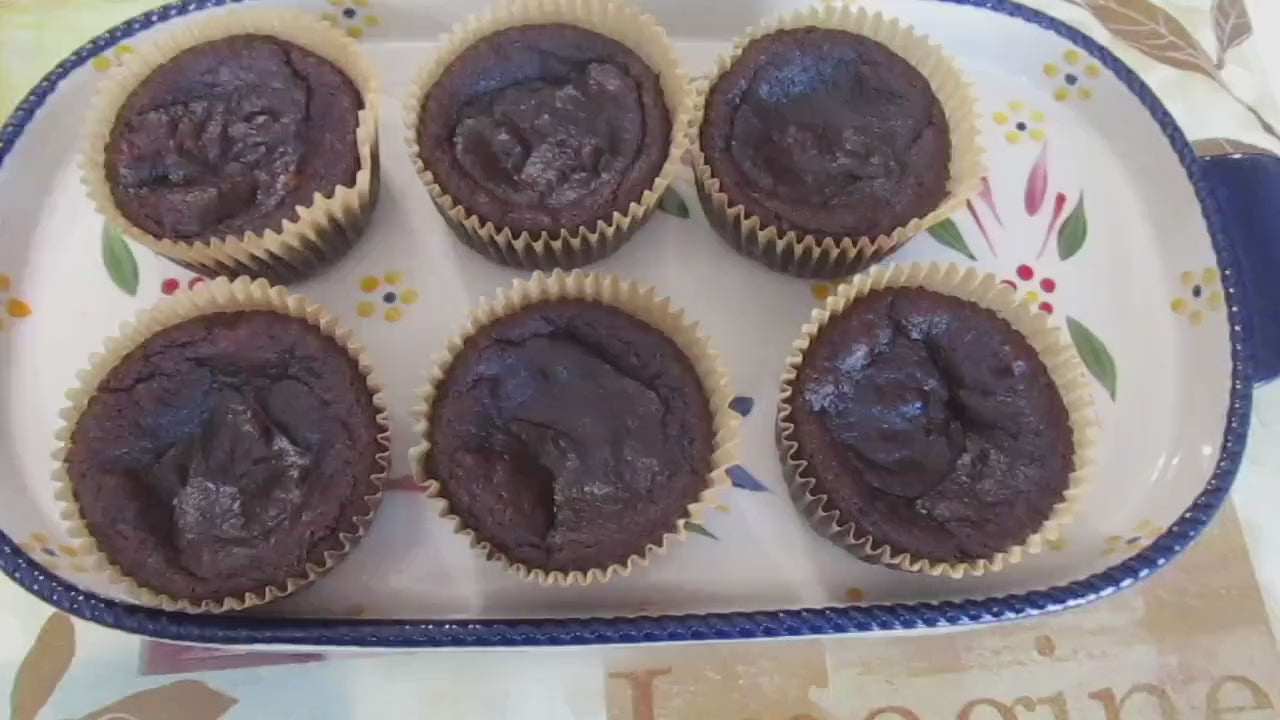 Gluten Free High Protein Double Chocolate Muffins, Dairy Free, Paleo, Vegan, Grain Free, Peanut Free, Low Sugar Desserts, fitness snacks