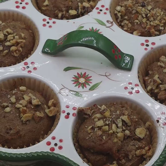 Gluten Free Banana Muffins, Vegan, Egg Free, Dairy Free, Nut Free, Low-Fat snacks, Healthy Breakfast, Low FODMAP, No refined sugars, Brunch