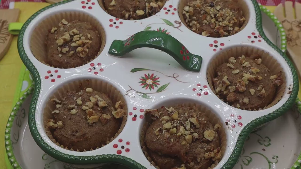 Gluten Free Banana Muffins, Vegan, Egg Free, Dairy Free, Nut Free, Low-Fat snacks, Healthy Breakfast, Low FODMAP, No refined sugars, Brunch