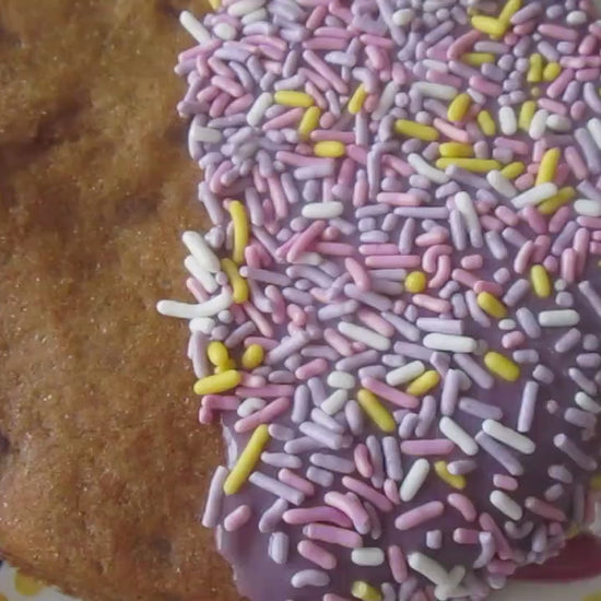 Gluten Free Chocolate Chip Cookie, Jumbo, Dairy Free, Vegan, Birthday Favor, school safe snacks, summer Party treats, natural sprinkles