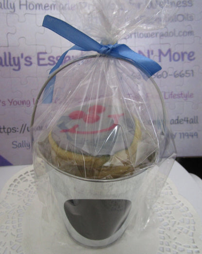 Sugar Cookies, Gluten Free, Egg Free, Dairy Free, Smile, Happy, Bucket of Cheer, Peanut Free, Feel Better, Sympathy, Get Well Gift, Emoji