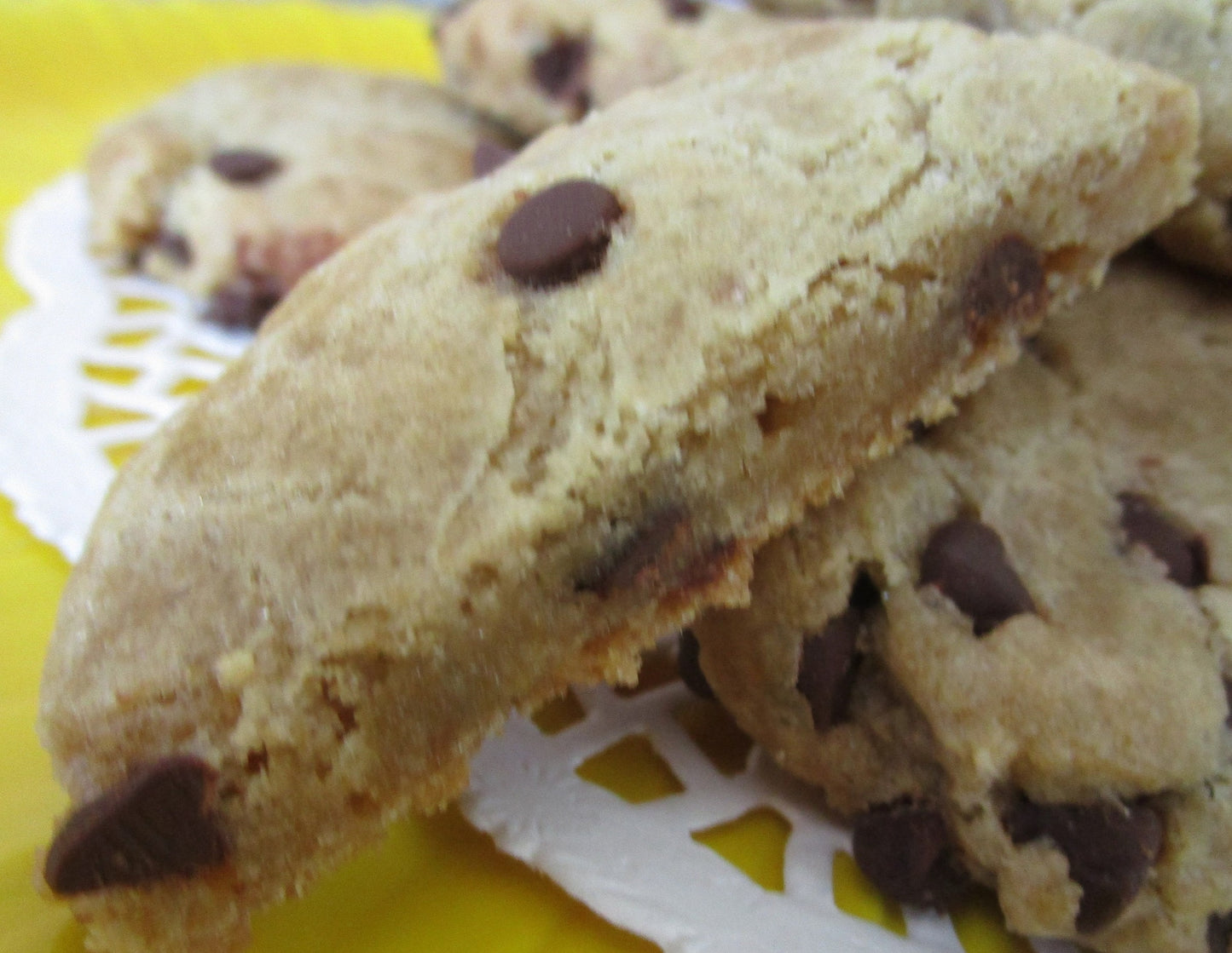 Chocolate Chip Cookies, Gluten Free, Egg Free, Dairy Free, School Safe, Peanut Free, Birthday Favor, Jumbo Size, Low Sugar, No refined sugar