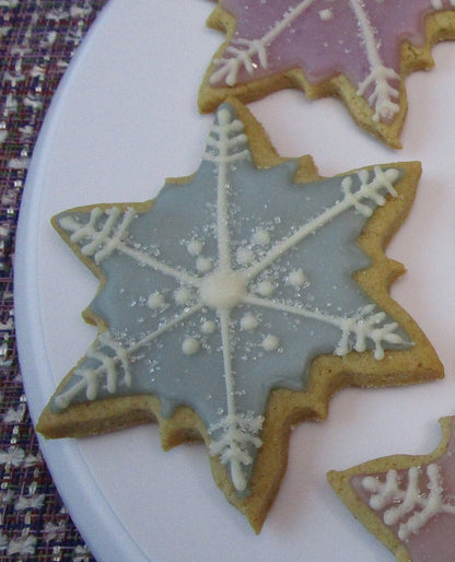 Snowflake Sugar Cookie, Gluten Free, Vegan, Egg Free, Dairy Free, Nut Free, Soy Free, Birthday, Christmas, Winter Holidays, Custom Orders