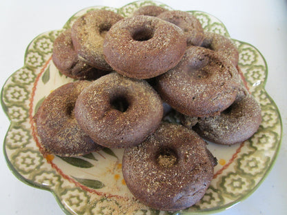 Donut, Mini, No Refined Sugar, Gluten Free, Egg Free, Dairy Free, Nut Free, Chocolate, Vanilla, Coconut Sugar, Birthday, Brunch, Easter Gift