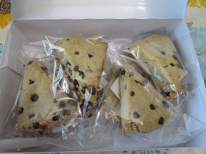 Keto Scone, Chocolate Chip, Gluten Free, Dairy Free, Vegan, Grain Free, Sugar Free, Wellness Gift, Ketogenic Diet, Clean Eating Snack