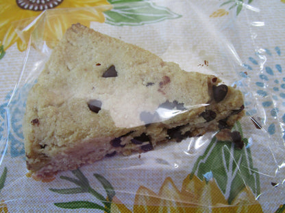Keto Scone, Chocolate Chip, Gluten Free, Dairy Free, Vegan, Grain Free, Sugar Free, Wellness Gift, Ketogenic Diet, Clean Eating Snack