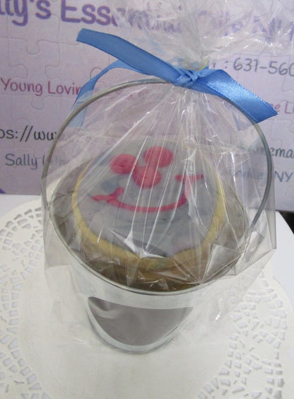 Sugar Cookies, Gluten Free, Egg Free, Dairy Free, Smile, Happy, Bucket of Cheer, Peanut Free, Feel Better, Sympathy, Get Well Gift, Emoji