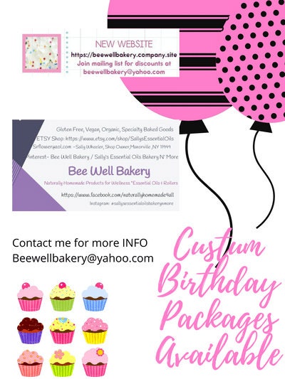 Gluten Free Cupcakes, Vanilla, Chocolate, Dairy Free, Egg Free, Vegan, Nut Free, Girls, Pink, School Safe, Baby, Wedding, Coconut Free,