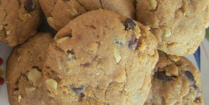 Chocolate Chip Cookies, Gluten Free, High Protein, Egg Free, Dairy Free, No Refined Sugar, Anabolic, Low Calorie, Low Fat, Breakfast, Oats