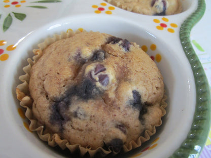 Muffin, High Protein, Gluten Free, Dairy Free, Egg Free, Buckwheat, Grain Free, Collagen, Anabolic, low calorie, low fat, Blueberry, Vegan