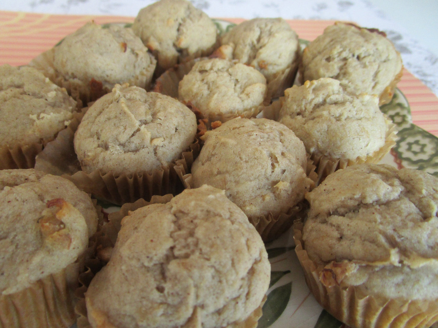 Mini Muffins, Banana, Gluten Free, Egg Free, Dairy Free, Vegan, Buckwheat Flour, School Safe, Brunch, Easter, Low Calorie, Low FODMAP, Diet