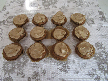 AIP Paleo, Cupcake, Mini, Maple Frosting, Gluten Free, Egg Free, Dairy Free, Nut Free, No Refined Sugar, Easter, Dessert, Low Histamine diet