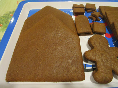 Gingerbread House Kit, Gluten Free, Dairy Free, Egg Free, Vegan, Soy Free, Nut Free, Decorating, Gift, Christmas, School Safe, Natural Color