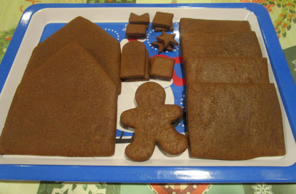 Gingerbread House Kit, Gluten Free, Dairy Free, Egg Free, Vegan, Soy Free, Nut Free, Decorating, Gift, Christmas, School Safe, Natural Color