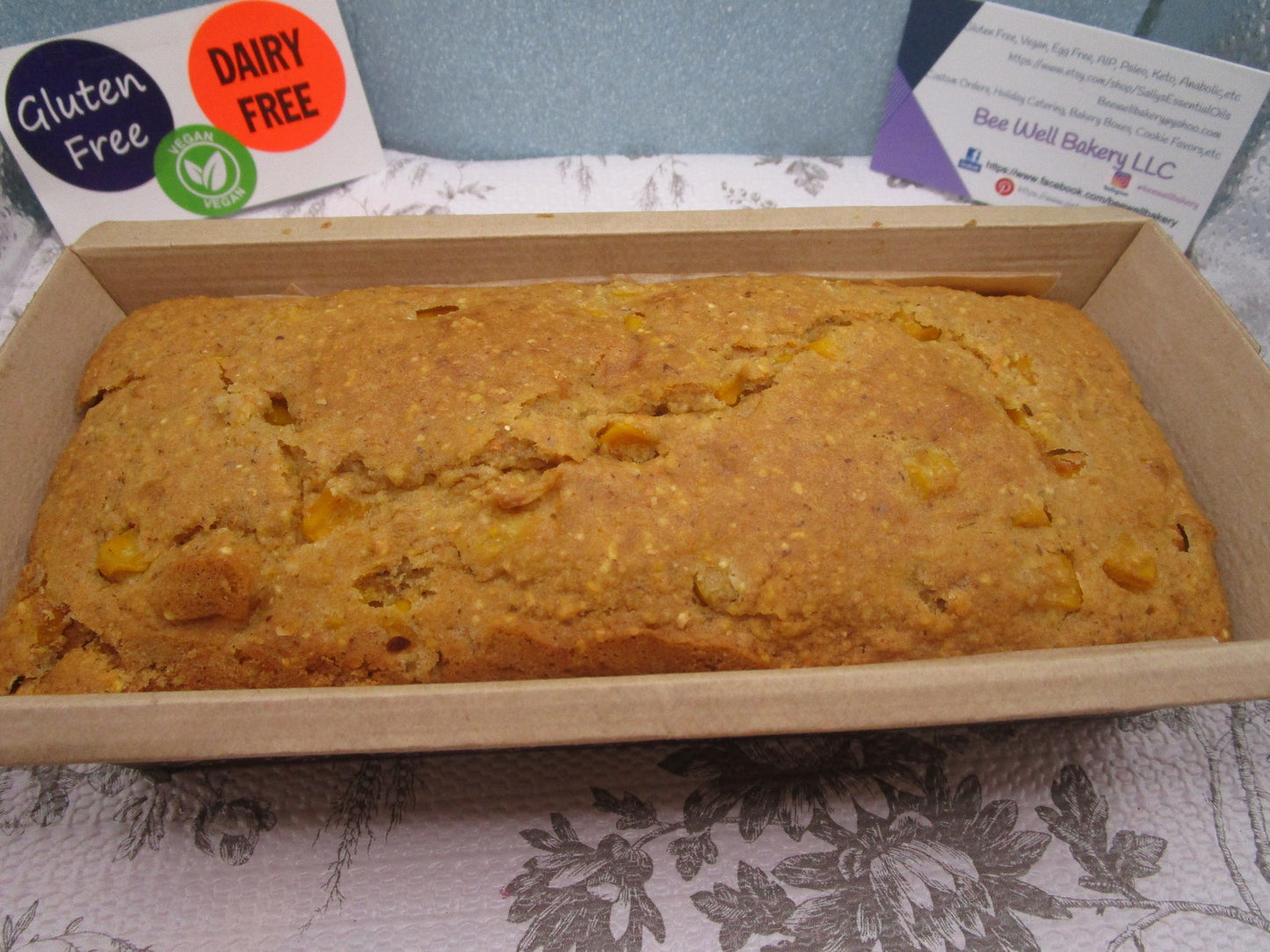 Cornbread, Gluten Free, Egg Free, Dairy Free, Vegan, No Refined Sugar, Nut Free, High Fiber, Low Calorie, Comfort Food, Soup, Non-GMO, Diet