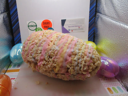 Rice Crispy Treat, Easter Egg, Gluten Free, Dairy Free, Egg Free, Vegan, School Safe, Plant Based Colors, Marshmallow, Spring, Basket, Peep