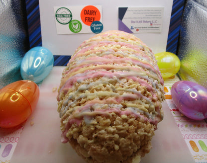 Rice Crispy Treat, Easter Egg, Gluten Free, Dairy Free, Egg Free, Vegan, School Safe, Plant Based Colors, Marshmallow, Spring, Basket, Peep