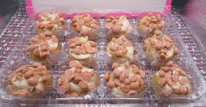 Salted Caramel Mini Donut Ring, Gluten Free, Egg Free, Vegan, Dairy Free, School Safe, Nut Free, Sweet & Salty Snack, Birthday, Father's Day