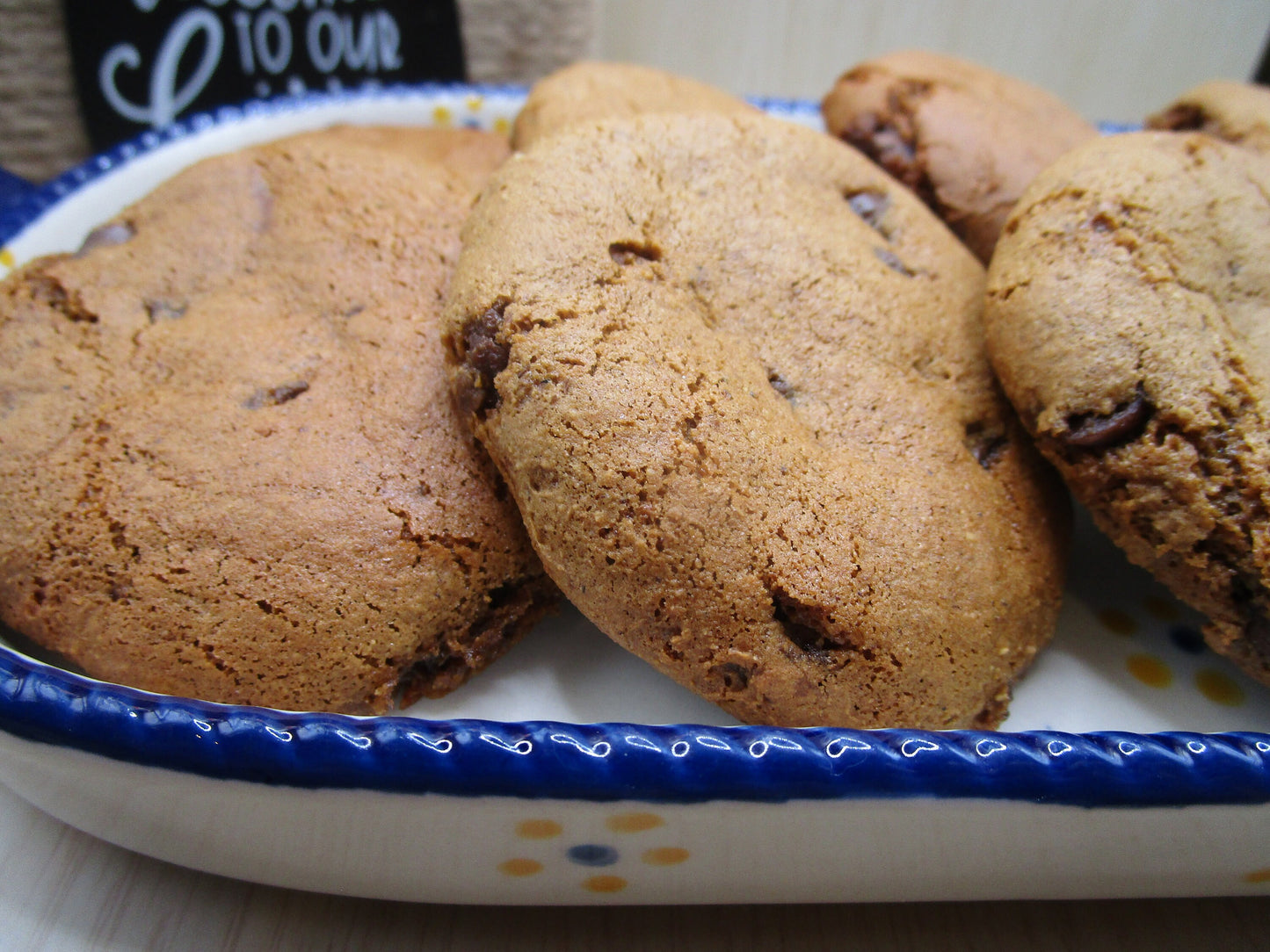 AIP Paleo, Tiger Nut, Carob Chip, Cookies, Gluten Free, Dairy Free, Egg Free, Grain Free, Autoimmune Protocol, Wellness Gift, Soft Baked