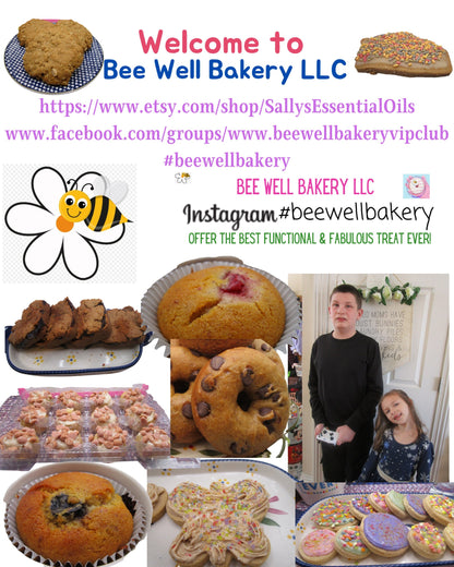 Powdered Donuts, Gluten Free, Egg Free, Dairy Free, Chocolate, Vanilla, Vegan, Nut Free, School Safe, Wedding Brunch, Grandparent's Day Gift