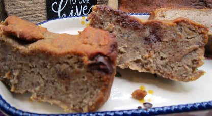 Keto, Banana Bread, Mocha Chocolate Chip, Gluten Free, Dairy Free, Egg Free, Grain Free, No Erythritol, Low Calorie, Sugar Free, Weight loss