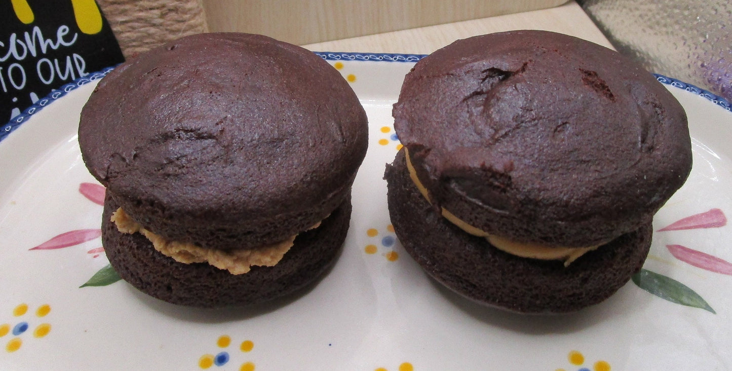 Whoopie Pies, Gluten Free, Dairy Free, Egg Free, Oat Free, Dessert, Marshmallow, Vanilla, Black Moon Pie, Nut Free, Chocolate Devil Cake