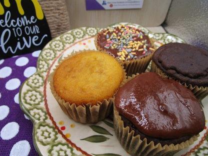 Sugar Free Cupcakes, Gluten Free, Chocolate, Vanilla, Dairy Free, Egg Free, Birthday, Dessert, Brunch, Erythritol Free, Low Fat, Grandparent