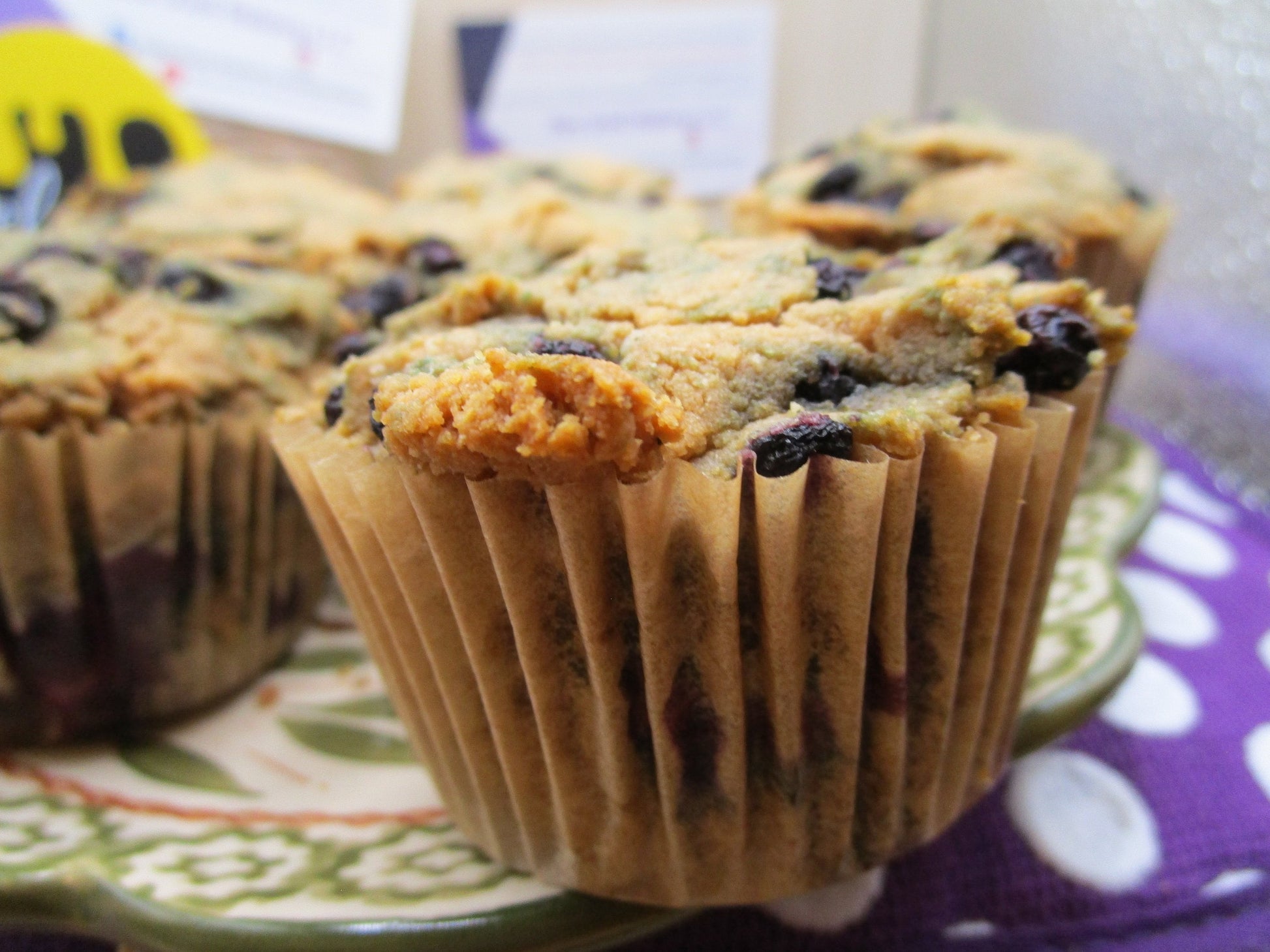 AIP Paleo Muffins, Grain Free, Gluten Free, Egg Free, Dairy Free, Vegan, Autoimmune Protocol, Mother's Day, No Refined Sugar, Berries, Gift