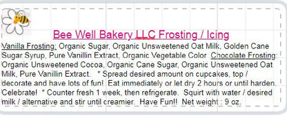 Frosting, Homemade, Gluten Free, Egg Free, Dairy Free, Vegan, Soy Free, AIP Paleo, Keto, Chocolate, Vanilla, Maple Cream, NO refined Sugar