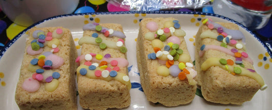 Sugar Cookie Bars, Gluten Free, Dairy Free, Egg Free, Vegan, School Safe, Nut Free, Birthday, Easter, Saint Patrick's Day, Oat Free, Party