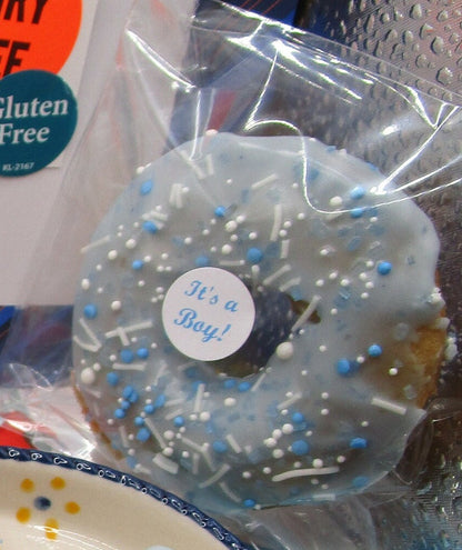 Donuts, Gluten Free, Dairy Free, Egg Free, Boy, Girl, Baby Shower, Vanilla, Chocolate, Vegan, Organic, Baby Reveal, Custom Order, Cookie Bar