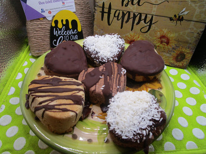 Keto, Cookie Cup, Heart, Gluten Free, Dairy Free, Egg Free, Nut Free, Vegan, Collagen, Low Carb, Erythritol Free, Sugar Free, Plant Based