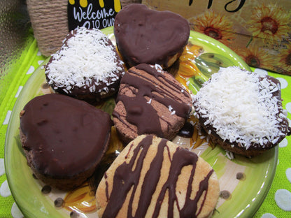 Keto, Cookie Cup, Heart, Gluten Free, Dairy Free, Egg Free, Nut Free, Vegan, Collagen, Low Carb, Erythritol Free, Sugar Free, Plant Based