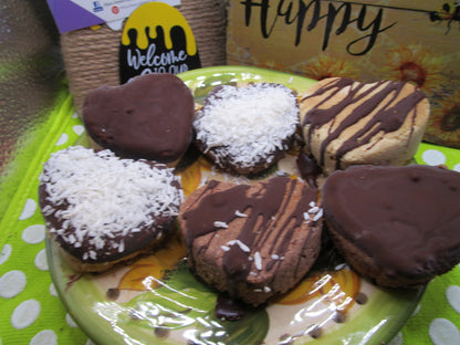 Keto, Cookie Cup, Heart, Gluten Free, Dairy Free, Egg Free, Nut Free, Vegan, Collagen, Low Carb, Erythritol Free, Sugar Free, Plant Based