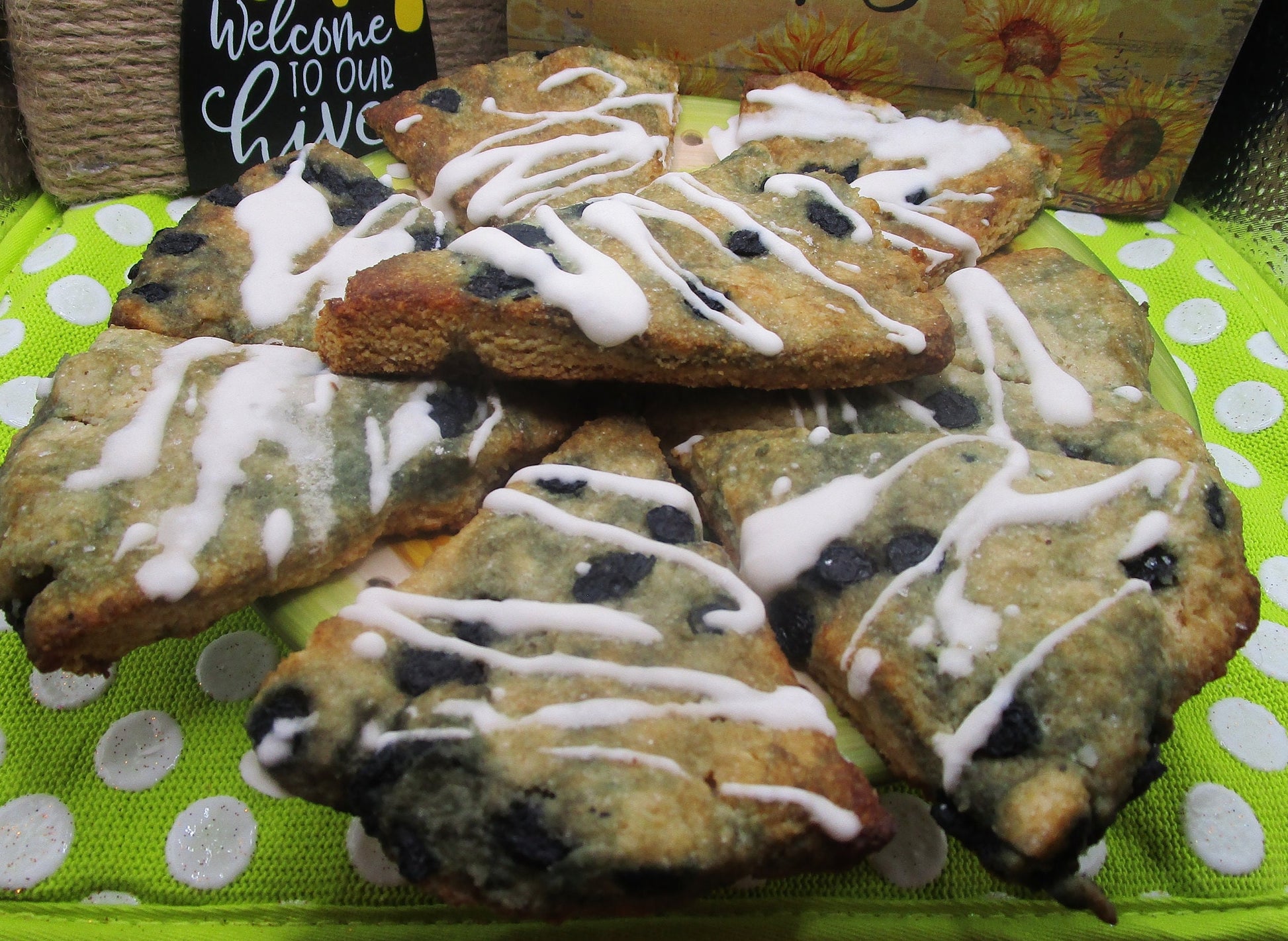 Keto, Wild Blueberry Scone, Gluten Free, Egg Free, Dairy Free, Vegan, Low Carb, Sugar Free, Erythritol Free, Easter Brunch, Birthday Dessert