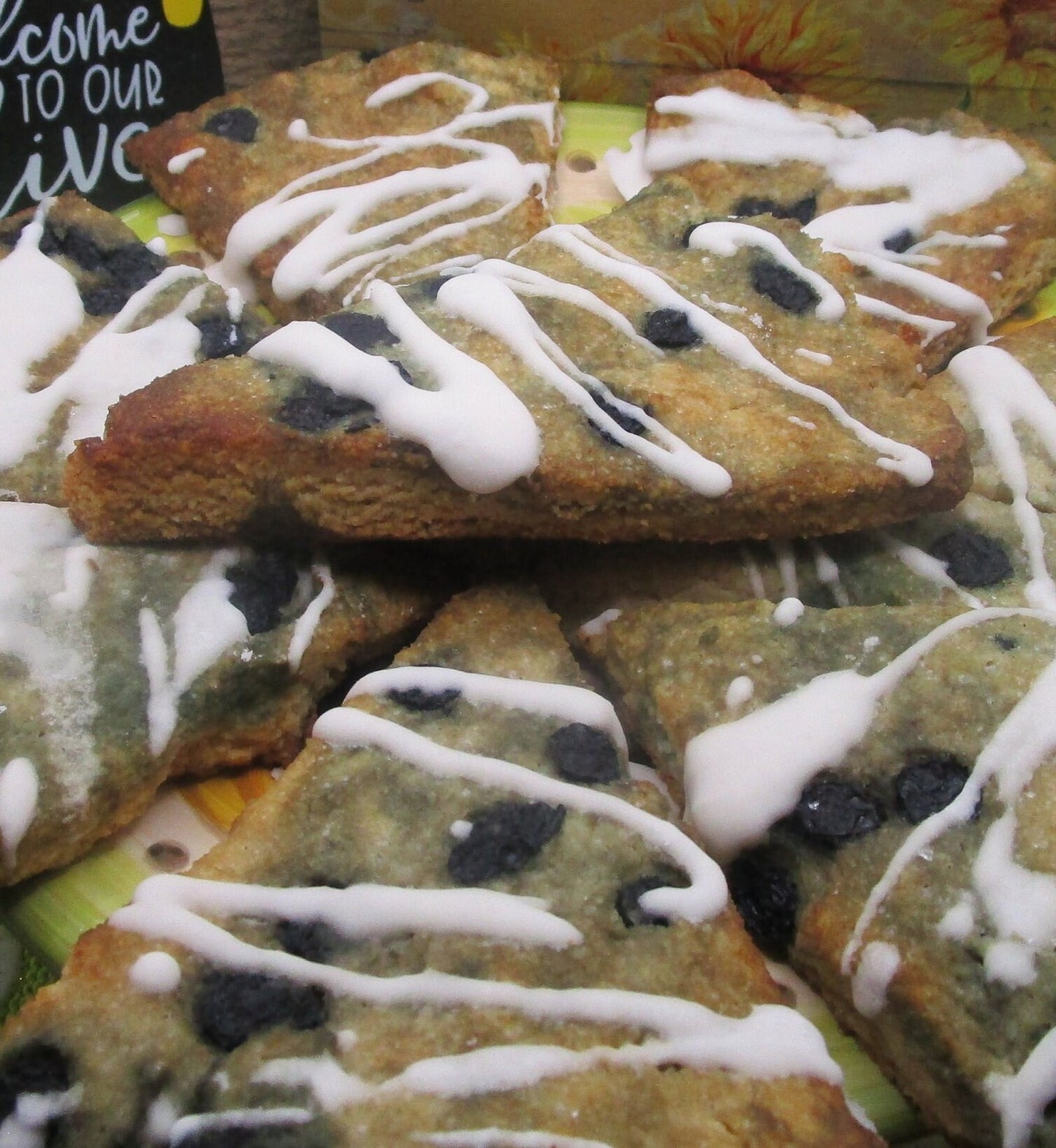 Keto, Wild Blueberry Scone, Gluten Free, Egg Free, Dairy Free, Vegan, Low Carb, Sugar Free, Erythritol Free, Easter Brunch, Birthday Dessert