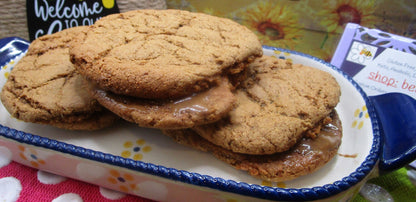 AIP Paleo, Cinnamon Tiger Nut Butter Cookie Sandwich, Grain Free, Gluten Free, Dairy Free, Egg Free, Autoimmune Protocol, Soft Baked, Vegan