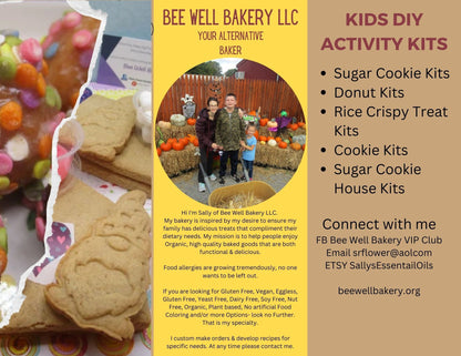 Cookie Kits, Gluten Free, Party Favors, Dairy Free, Egg Free, Nut Free, Birthday Cookies, Custom Orders, Licensed Characters, School Safe