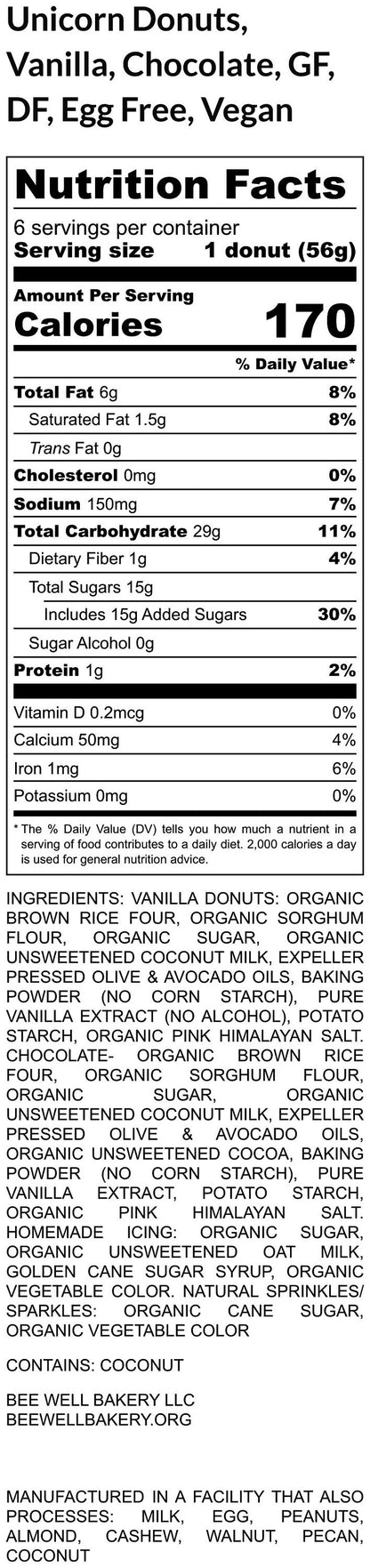 Gluten Free Donuts, Dairy Free, Egg Free, Vegan, Peanut Free, Halloween, Harvest, Thanksgiving, Fall, Schools Safe, Class Parties, Holidays