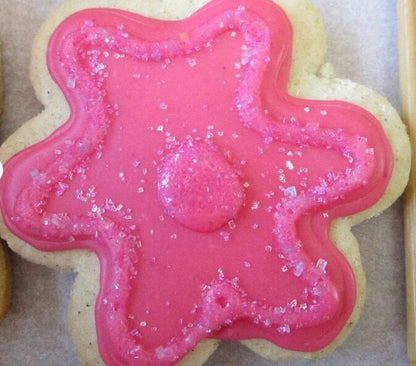 Gluten Free Sugar Cookies, Dairy Free, Egg Free, Vegan, Nut Free, Daisy, Tulip, Mother's Day Gift, Birthday, Plant-Based Colors, Party Favor